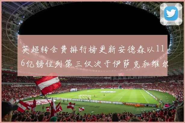 英超转会费排行榜更新安德森以116亿镑位列第三仅次于伊萨克和维尔茨
